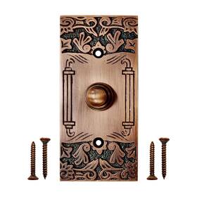 Akatva 718157600683 Door Bell Button Push Doorbell Chime Wired -