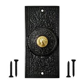 Akv-dbp-002-br-abk Akatva Door Bell Button Push Doorbell Chime Wired -