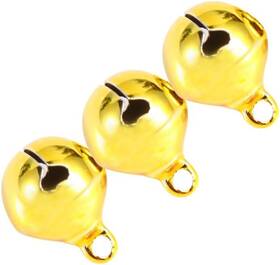 Br61617q4d620ve92 Anneome 100pcs Christmas Bells For Decoration Electroplated Mini Size 1 Golden