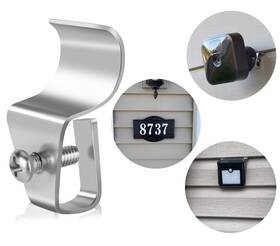 Aa-30 Antimbee 30-pack Vinyl Siding Hanger No-hole Outdoor Camera Mount Weatherpr