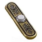 Pb64lab Antique Broan-nutone Brass Pushbutton Lighted Door Chime