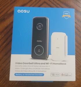 11am Aosu 977118370025 Ends 9/8 Pst Video Doorbell Ultra And Wi-fi Homebase