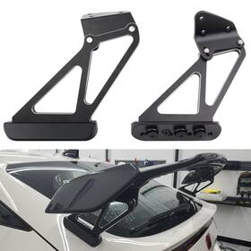 Spw019-bk Aosuracing Adjustable Rear Spoiler Mounting Bracket High-position Kit Compatible With 20