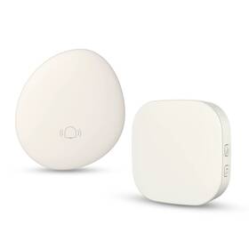 Aristos Home 761075887100 Self-powered Doorbell No Battery Required Push Button Plug-through Wireless