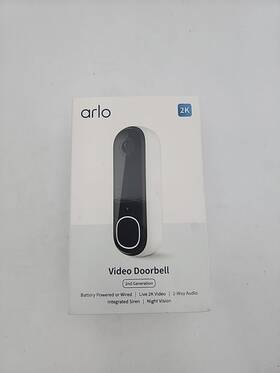 Avd4001-100nas Arlo 5160 Video Doorbell 2k 2nd Generation Battery Operated Wired