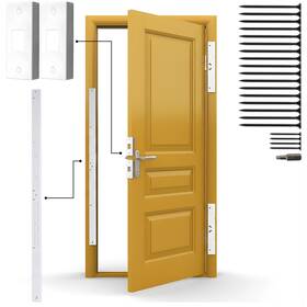 Mfc-eza-20000 Armor Concepts Door Mini - 3-piece Security Kit Made In Usa Guaranteed Kic
