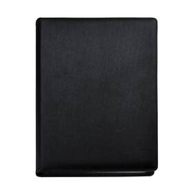 Cl-48dp Arpan A4 Certificate Presentation Folder Faux Leather Document Black