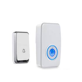 Aurtec 824917533396 No Battery Required Wireless Doorbell Waterproof Door Chime Kit Wit