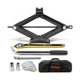 Av-30104s Av Steel Scissor Jack For Car 3 Ton 6614 Lbs Heavy-duty Kit Univ... Fast Ship