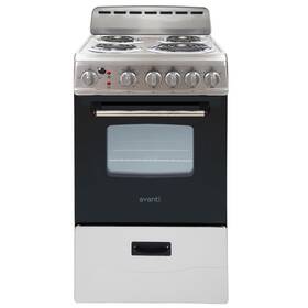 Eru200p3s Avanti Electric Range Oven Compact Design 2.1-cu.ft. Capacity With 4 Coil Bu