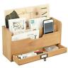 Ax-ay-abhi-69357 Mygift Slot Rustic Natural Brown Wood Office Desk 887702194165