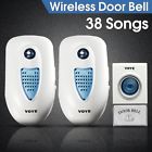 Axu139225 Unbranded Digital Chimes Wireless Security Door Bell Doorbell 6034328032652