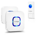 B07c4w9gyy Coolqiya Wireless Doorbell Receivers Waterproof Push Button