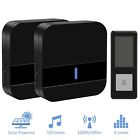 B07ctbdw6t Rockjam Solar Wireless Doorbell Chimes Waterproof Range Black No Batteries