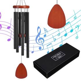 Wc001 Bakeway Memorial Wind Chimes For Outside - Deep Tone Sympathy Gifts Loss Of Loved