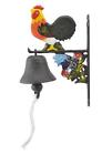 Bel0005 Import Wholesales Cast Iron Dinner Bell Rooster Flowers 682384841600