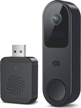 Belleye 313049488464 2k Hd Doorbell Camera Wireless With Ring Chime Smart Video Two-wa