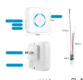 B5weto1r-1t1-us-b Belsimlive Wireless Doorbell Extender With Receiver Connects To Existing Hardwired