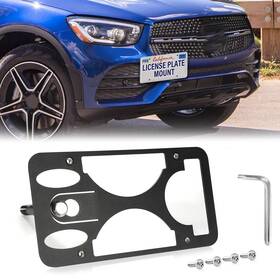 C-6521 Biinfly No Drill Front License Frame Compatible With Mercedes-benz Glc 2016-2022 Anti