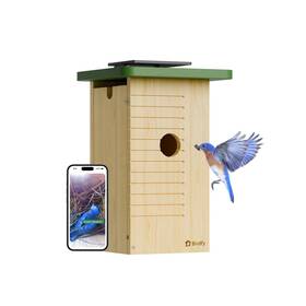 Amz-p16-aso Birdfy Smart Bird House With Camera Solar Powered 1080hd Live Video And Night