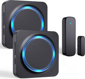 Bitiwend 313105425457 Door Chime Chimes When Opens Sensor Open Alarm With 600 Ft