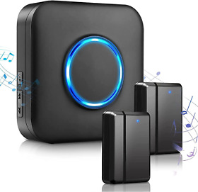 Bitiwend Door Alarm Sensor Open Window With 58 Chimes Black