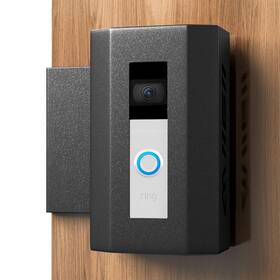Bleu Clair 750110197106 Anti-theft Doorbell Mount All Metal No Need To Drill Not Block Black