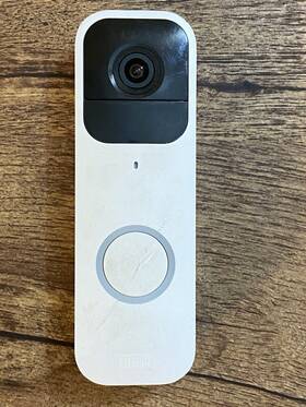 Bdm00200uw Blink Video Doorbell Battery Or Wired Hd Live View Two-way Audio