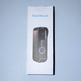 X004nufuf9 Blink Wireless Video Doorbell Wall Mount Black Plastic Round Button