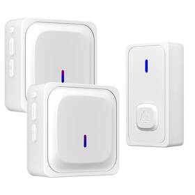 Cp-db01w-1-2 Bn-link Bbn-link Wireless Doorbell With 2 Receivers Ip55 1 Button White