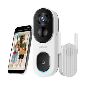 R810se Botslab 2k Doorbell Camera Wireless 180 Head-to-toe View No Monthly Fee