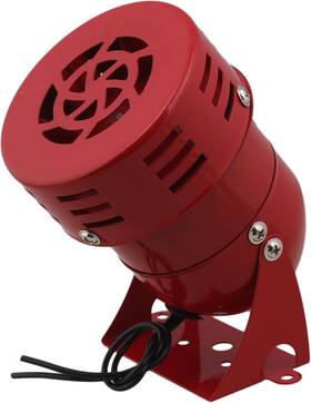 Ms-190 Bqlzr 786471131602 Siren Bell Clock Industrial Ac 110v 110db Red
