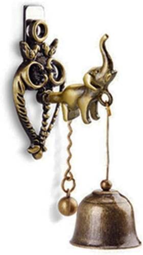 Atmb2j18-2 Brand Leadigol Vintage Metal Doorbell Elephant Bell Decorative Antique