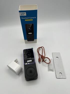 B0clrk5 Branded Video Doorbell Camera 1080p Wireless Wi-fi With Ai Motion Detection