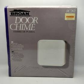 Rc202 Broan 026715024377 Door Chime Bell White 8-3/8 Inch X New Factory Sealed