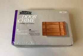 Rc210 Broan 026715070985 Nutone Door Chime Wood Complete Open Box Condition
