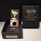 Dbb065 Bronze Lighted Martini Doorbell Strauch Paul Studio