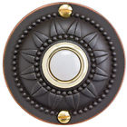 Dh1657l Bronze Rubbed Button Betts-carlon Thomas Brass Oil Wired