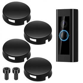 Bruislard Undefinedbkhs9295 4 Pcs Doorbell Button Replacement Black Wired Door Bell With Screws Co
