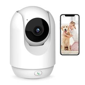 Brytegaze 749614616695 2k Indoor Camera With Ai Motion Detection Two-way Audio Black And White Night