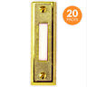 Bt2bl-20 Newhouse Hardware Rectangular Lighted Wired Doorbell Push Button 726843014089