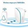 Bujz0pye99 General Wireless Doorbell Chime Kit Operating Led Indicator 8011447236831