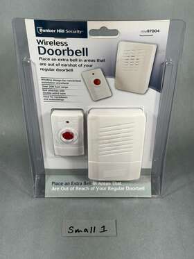 Bunker Hill Security 792363970044 Wireless Doorbell #97004 Battery Operated New