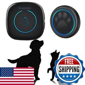 B0dkhdsgrm Busteelight Soft Ring Blk Dog Bells To Go Outside - Wireless Door Bell