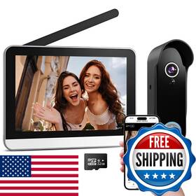 B0fdknlwgr Bvavo Wireless Doorbell Camera Monitor Video Door Phone Intercom System 1080p 7
