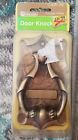 C-9061-ae Amerock Vintage Carriage House Brass Door Knocker Plate Nos