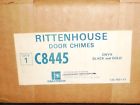 C8445 Door Onyx Black Chimes Rittenhouse Gold