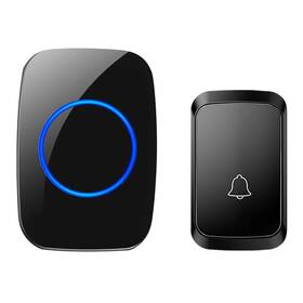 Cacazi 011673801872 Wireless Doorbell Waterproof Door Chime Kit Operating At Over 1000 Feet With