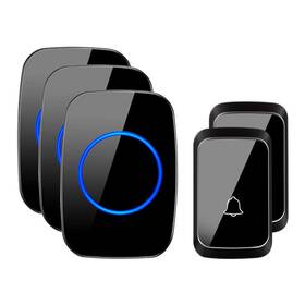 Cacazi 011673801919 Wireless Doorbell Waterproof Door Chime Kit Includes Push Button And Plug- Inch