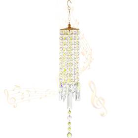 Cy20250330cwc Caiyucwc Crystal Wind Chimes For Outside With Rainbow Light Reflections Glass Bells An